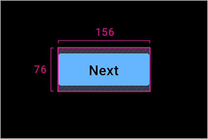 Centrar elementos dentro del área de contacto