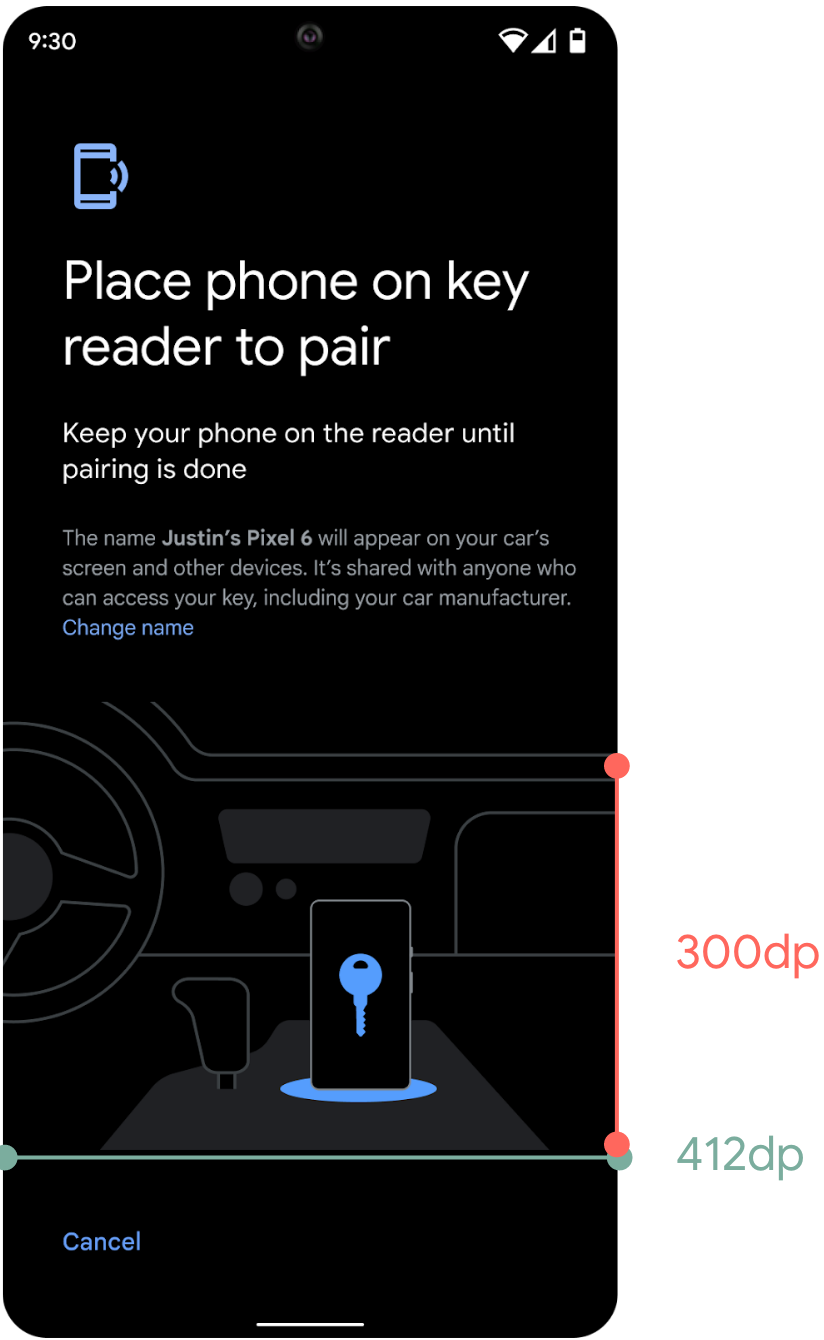 Place phone to pair illustration
