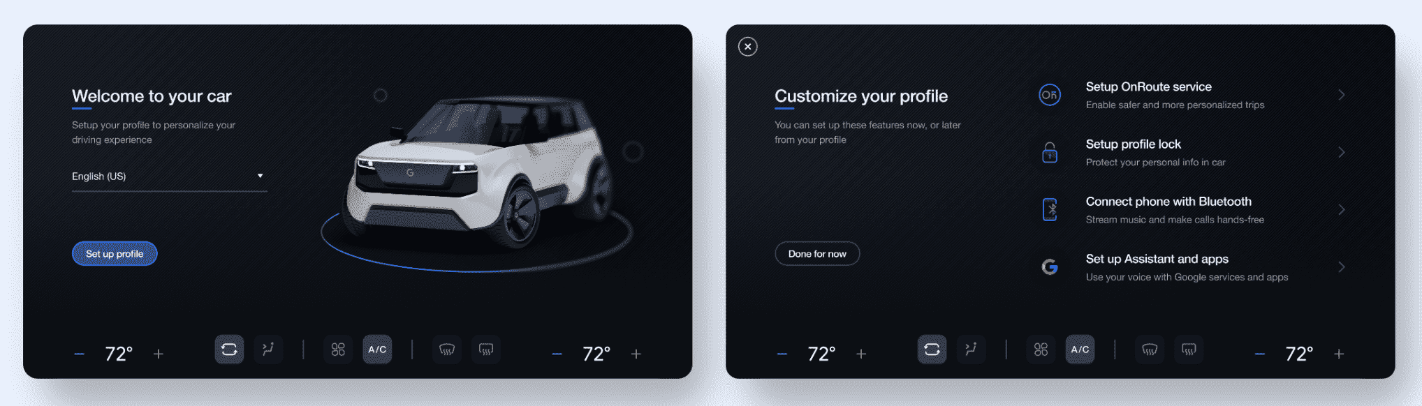 Sample landscape layout