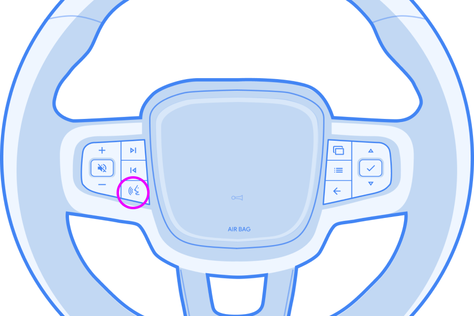 Push to talk button mock-up