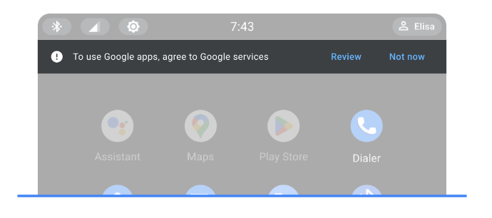 Exemplo de banner de lembrete